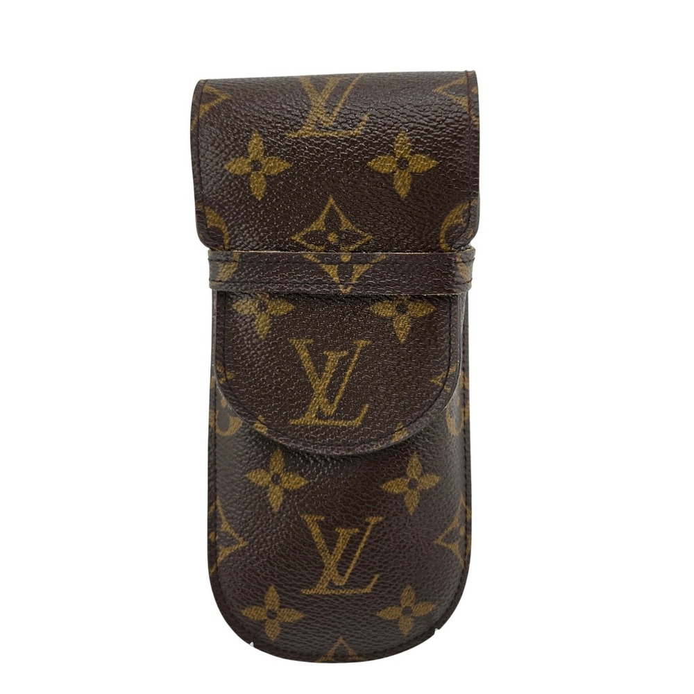 Louis Vuitton Monogram Etui Lunettes Rabat Glasses/sunglasses Case Brown France